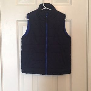 Fleece line puffer vest